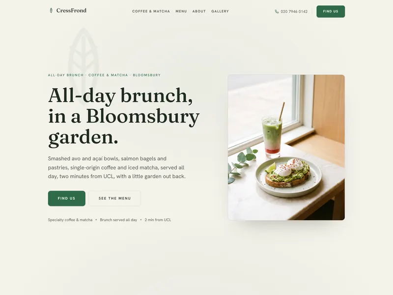 CressFrond: Brunch & Kaffee