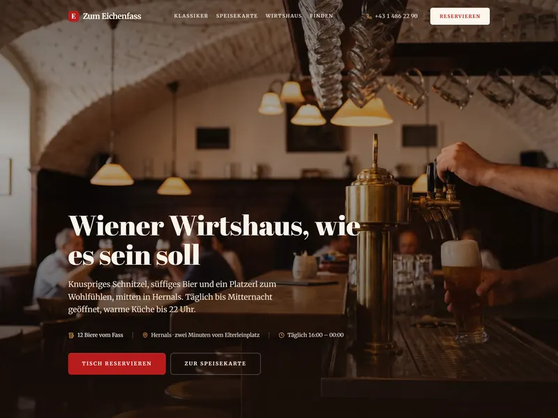 Zum Eichenfass: Wiener Wirtshaus